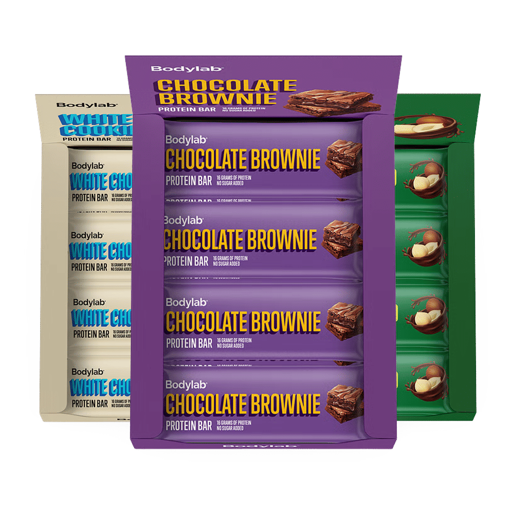 Bodylab Protein Bar i æske med 12 barer