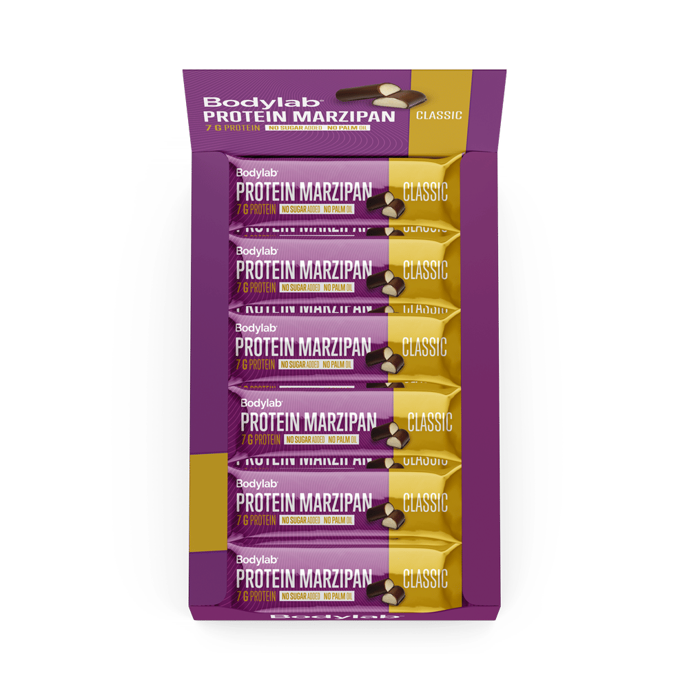 Bodylab Protein Marzipan Classic med mørk chokolade