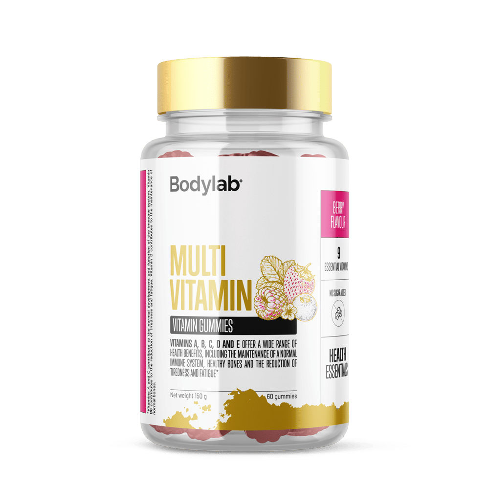 Bodylab Vitamin Gummies multivitamin vingummi med skovbærsmag