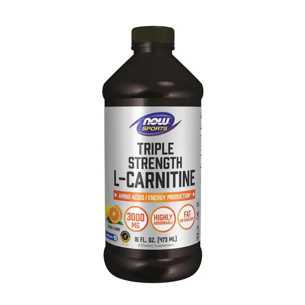 NOW L-Carnitine Liquid 3000 mg flydende citrus