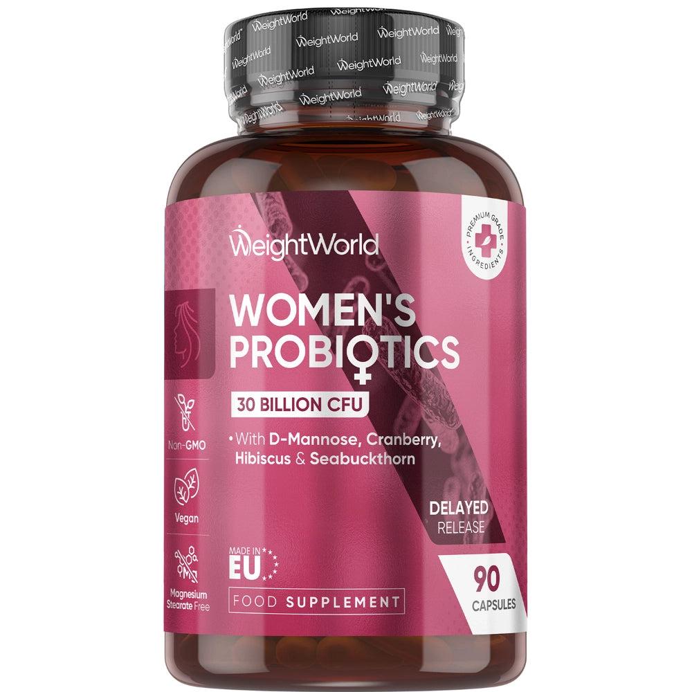 WeightWorld Probiotika til Kvinder 90 kapsler med Saccharomyces boulardii og urteekstrakter