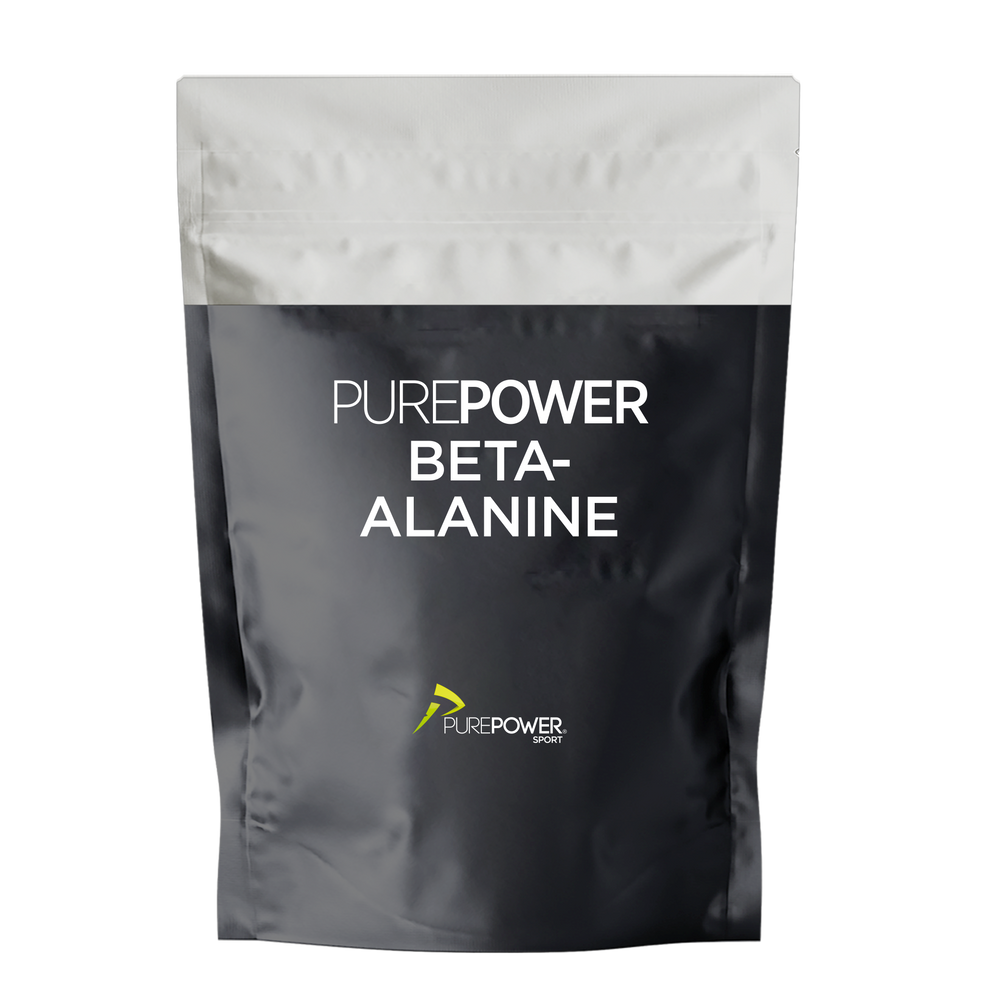 PurePower Beta-Alanine 300 g pose med rent beta-alanin-pulver