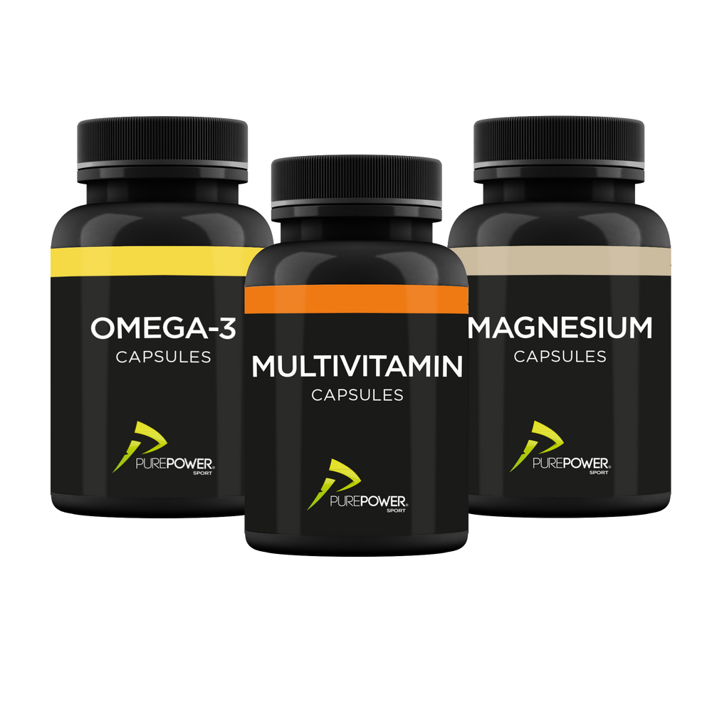 PurePower Daily Foundation Pack med multivitamin, omega-3 og magnesium