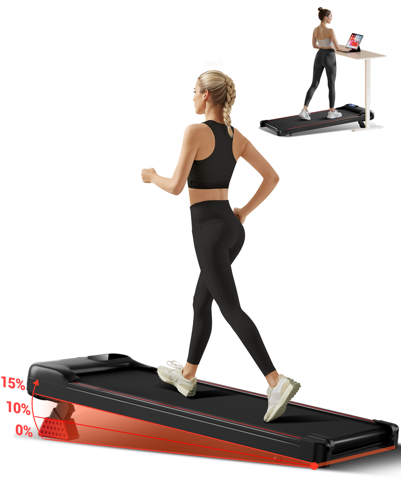 Walking Pad Pro 2-i-1 løbebånd med 9-15 % stigning