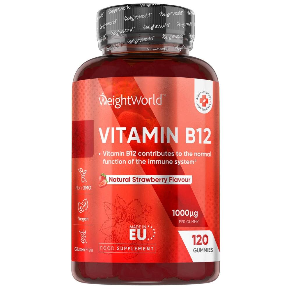 WeightWorld B12-vitamin vingummier i beholder