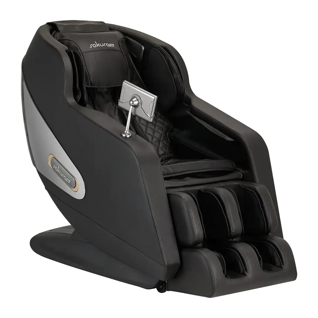 Sakura Comfort Plus 806 massagestol i sort med 28 luftpuder og zero-gravity