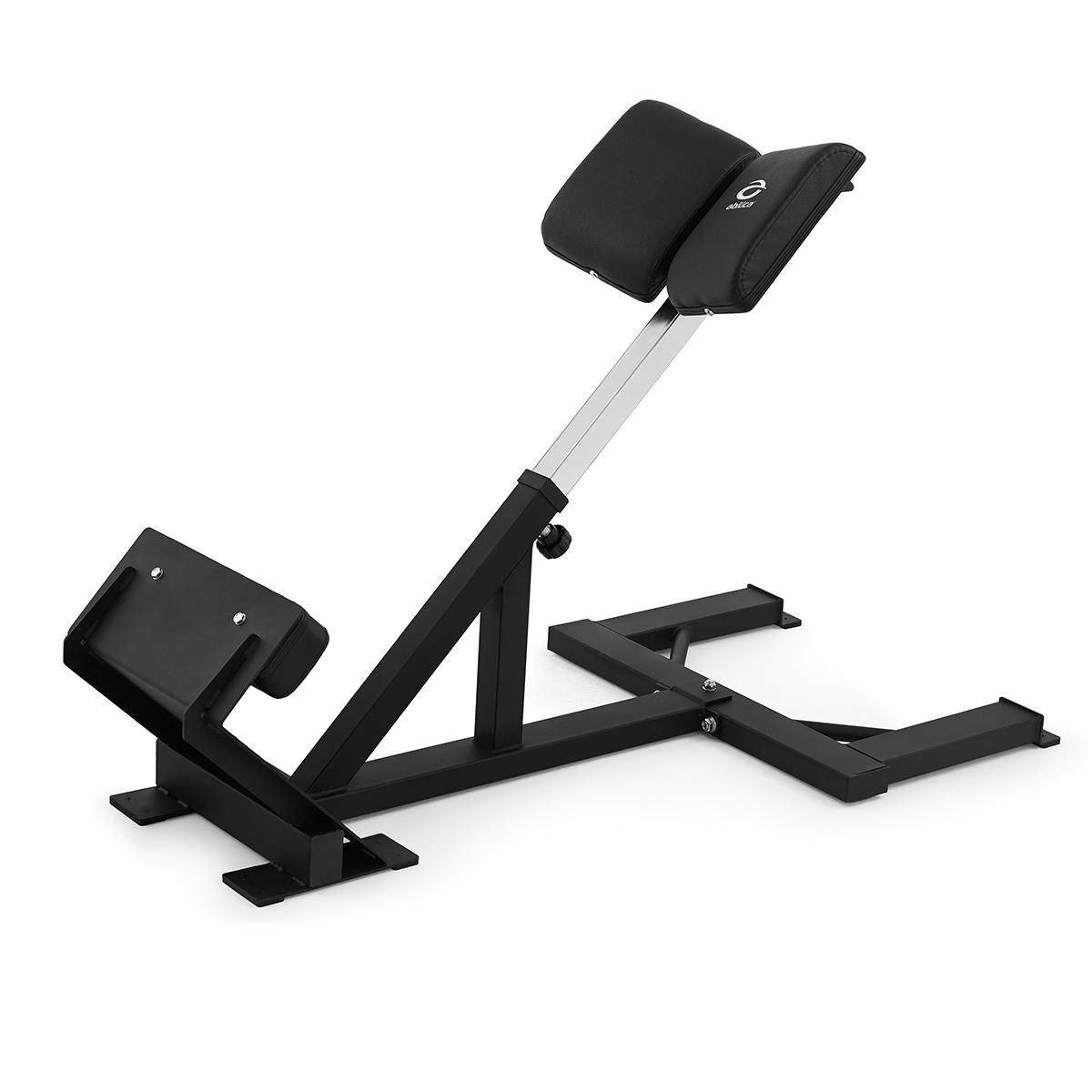 Abilica Premium RomanChair 90 back extension i kraftig sort stålkonstruktion