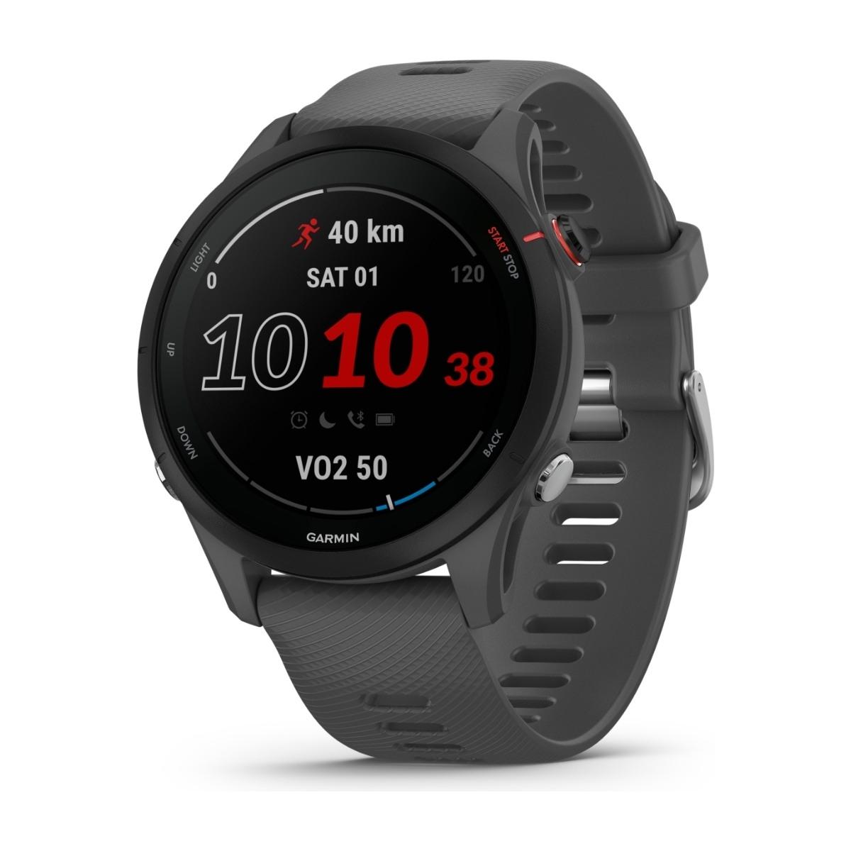 Garmin Forerunner 255 multisport-løbeur i grå