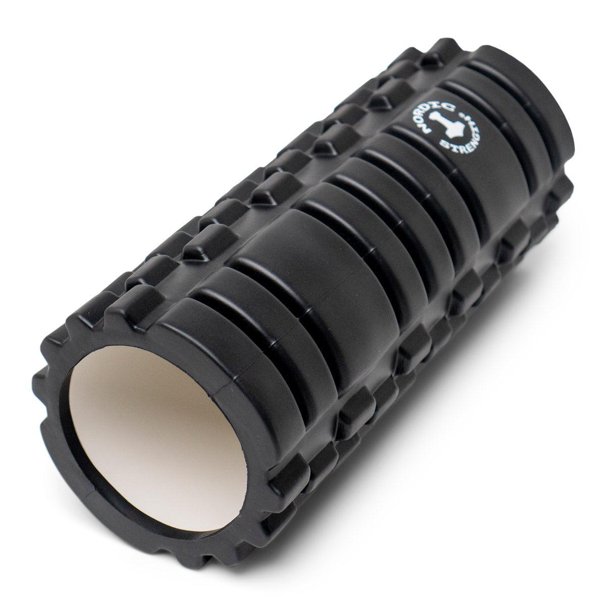 Sort Nordic Strength foam roller 33 cm med trigger points overflade strukturmønster