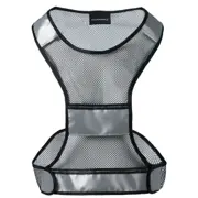 Endurance Borwey mesh refleksvest i neongul med reflekterende striber til løb i mørke