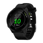Garmin Forerunner 55 sort GPS-løbeur set forfra