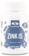 Healthwell Zink 15 med 90 veganske kapsler
