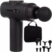 Malatec massagepistol med 8 udskiftelige massagehoveder og LED-display