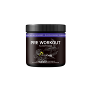 PurePower Pre-Workout PWO Blue Raspberry 300 g pose med koffein og beta-alanin