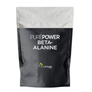 PurePower Beta-Alanine 300 g pose med rent beta-alanin-pulver