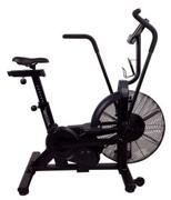 Recoil Airbike X3 i sort stål set fra siden