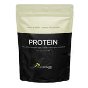 PurePower Valle Protein Vanilje 1 kg pose valleproteinkoncentrat