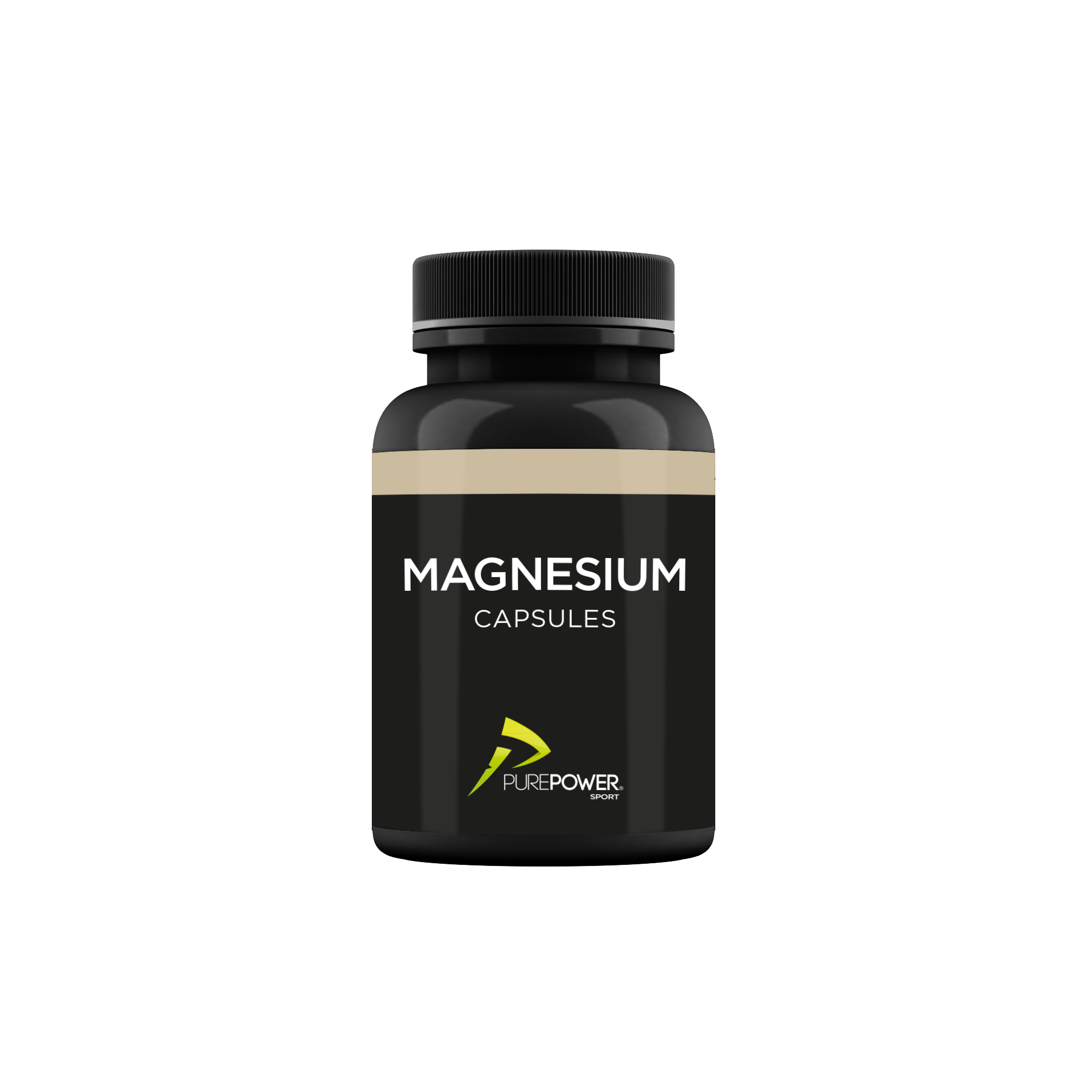 PurePower Magnesium kapsler med magnesiumcitrat i pakke med 90 stk
