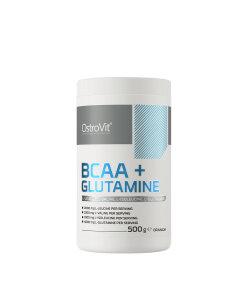 OstroVit BCAA + Glutamine 500 g i smagen Orange