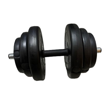 Enkelt justerbar håndvægt på op til 20 kg med 30 mm stang og låsemøtrik