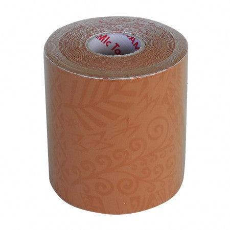 Dynamic Tape elastisk biomekanisk tape i beige, 7,5 cm bred