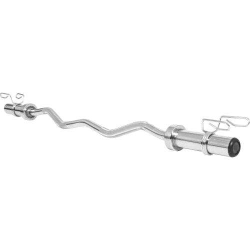 EZ-curlstang i olympisk 50 mm med vinklet zigzag-greb til biceps og triceps