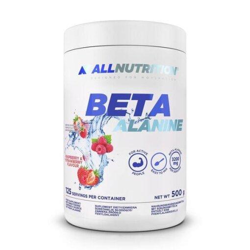 Allnutrition Beta Alanin Hindbær Jordbær 500 g pulver