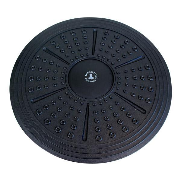 Rund wobble board i plast med gribeknopper fra Nordic Strength
