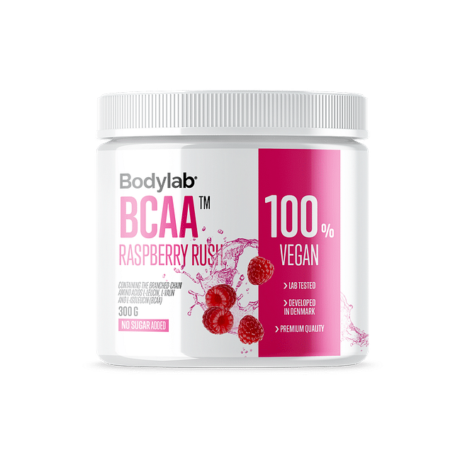 Bodylab BCAA Instant 300 g i smagen Raspberry Rush
