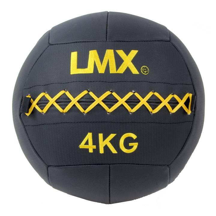 LMX Premium Wall Ball på 4 kg i blødt PU-skum til vertikale wall ball-kast