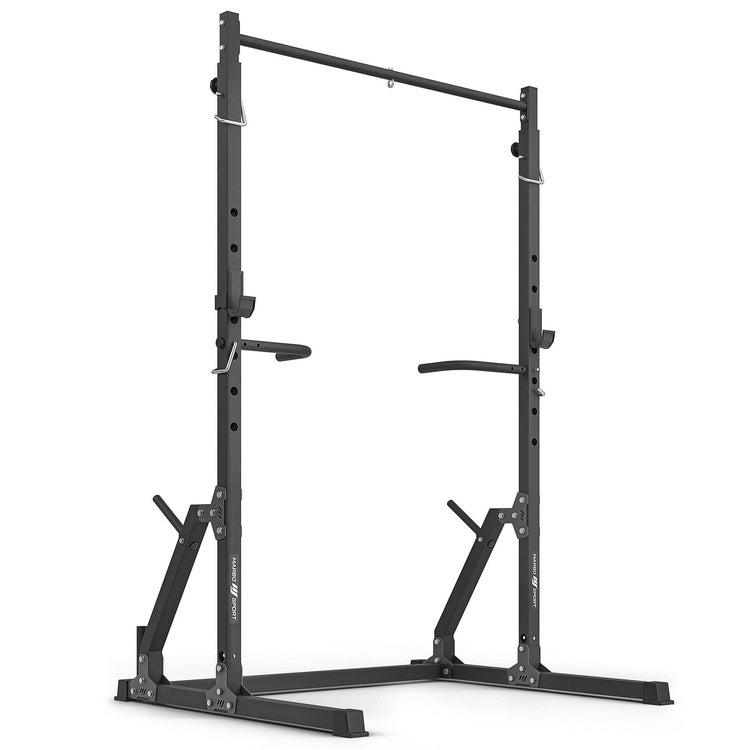 Semi-Pro MS-U116 stationært pull-up stativ med squat rack og dip-station i pulverlakeret stål