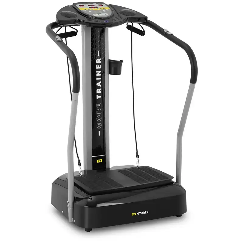Gymrex vibrationsplade med 53 x 37 cm platform og 120 kg vægtgrænse