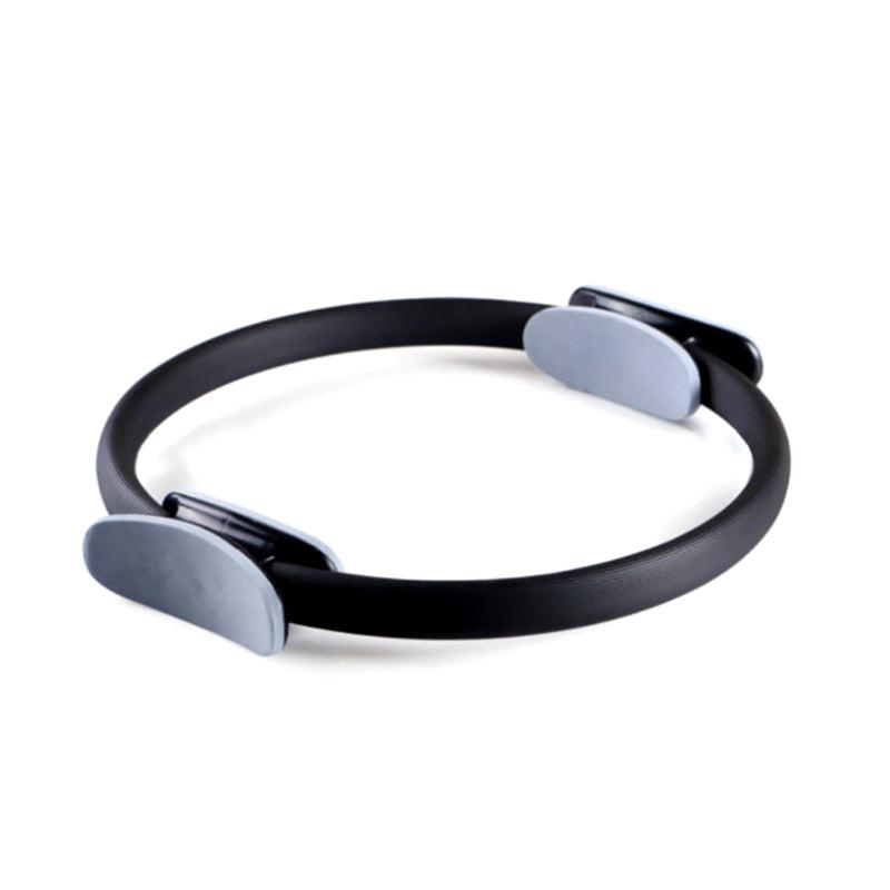 Sort pilates ring på 38 cm fra Nordic Strength med polstrede greb til magic circle øvelser