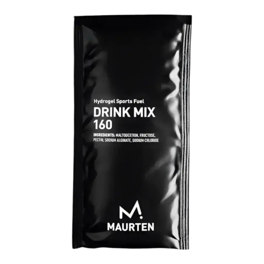 Maurten Drink Mix 160 æske med 18 breve hydrogel-sportsdrik