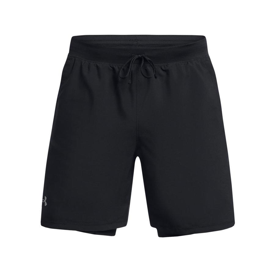 Under Armour Launch 7 tommer 2-i-1 løbeshorts til herre i sort