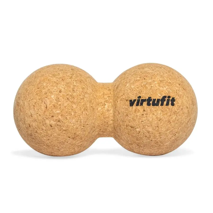 VirtuFit peanut-formet massagebold i naturkork
